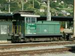 Rangierlok TM 237 933-7(Stadler)am 11.07.10 in Landquart  ...