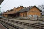 Das Aufnahmsgeb�ude des Bf. ...  Karl Seltenhammer 12.03.2010