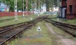 P-Tafel vor dem Bahn�bergang ...  Sebastian Bengsch 15.08.2010