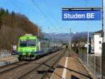 sonstiges bls - Triebwagen RBDe 4/4 565 729-1 unterwegs als Regio von Thun nach Bern - Biel in Studen am 27.02.2010
