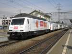BLS Re 465 mit Kambly Zug am 20.3.10 in Zollikofen. ...