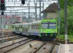sonstiges bls - Einfahrender Regio in Biel an der Spitze der Steuerwagen ABt 50 63 39-39 979-4 am 15.05.2010