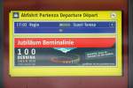 Anzeigetafel zeigt n�chste Abfahrt auf Gleis 1 an: Regio nach ...