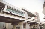Ein Wagen von Miami-Dade Metromover aufgenommen im November 1997 (scan ...