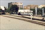 So sah der Bahnhof von Palma de Mallorca am 31.07.1995 aus. Seither hat sich grundlegendes verndert, wenn man die Bilder von Jens Haipeter sieht. z.B. 129127 vom 18.08.2007. (Archiv 07/95)
