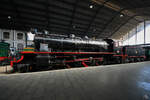 1930 wurde die Dampflokomotive 3306 (231-2006) bei Babcock & Wilcox in Bilbao gebaut. (Eisenbahnmuseum Madrid, November 2022)