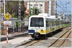 Die dreiteilige Variante 3805/6805 nach Santander fährt am Solvaywerk in Barreda vorbei. (27.05.2016)