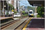 Der FEVE/RENFE S-Bahntriebzug 3808/6808 erreicht Barreda. (27.05.2016)