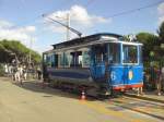 Tramvia Blau nach Avinguda Tibidabo auf dem Berg Tibidabo am 20.07.2011