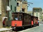 Straenbahn Sller: Tw 2 in den Straen von Sller (12.