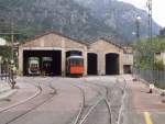 Gleisharfe vor dem Strassenbahndepot von Soller.