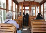 Mallorca,Sollr Tramway am 04.03.03,Innenaufnahme    von einem Sollr Triebwagen  