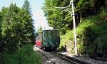 SPB Schynige-Platte-Bahn Zug 664 mit Lok 62 der SPB zwischen Breitlauenen und Wilderswil (19.07.2010)