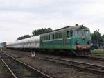 Lok ST43-235 mit G�terzug in Wolsztyn (11-7-2007).  ...