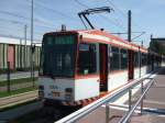 moBiel M8C 527 steht am 20.08.2010 in Sieker und wartet ...