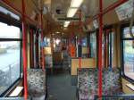 Innenansicht von moBiel StadtBahn-Wagen 552.
Aufgenommen am 03.11.2010 in Milse.  ...