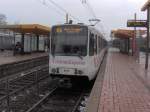 Eine Stra�enbahn der Linie66 der SWB Bonn.Hier ist sie in ...