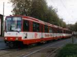 B90 4101 Rheinbahn D�sseldorf f�hrt hier im Jahre 2000 als ...