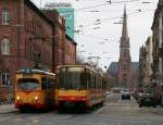 215 als 5 zum Rheinhafen trifft auf 555 als S2 ... 215 als 5 zum Rheinhafen trifft auf 555 als S2 ...