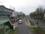 stadtbahn-koln---haltestellen-alle �berblick �ber die Umsteigehaltestelle 'Weiden Zentrum'. Aufnahmedatum war der 12. April 2010. 