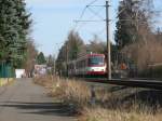 TW 2211 mit einem weiteren unbekannten Wagen am 18. M�rz ...