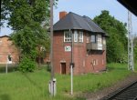Das fr�hre Weichenw�rterstellwerk W1 ...  Mirko Schmidt 13.10.2011