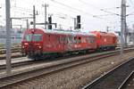 Messwagen A-ÖBB 60 81 99-75 100-9 (EM160WZ) am 31.August 2018 in Wien Matzleinsdorf.