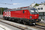 die nagelneue ÖBB 1293 075 (Übernahme am 26.06.2020) am 10.07.2020 in Kufstein