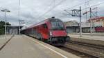 RJ 545 von Salzburg HBF.