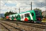 Taurus 1116 272 berstellt den Dieseltriebwagen ATR 220-026 von Breclav nach Tarvisio.Gebaut werden diese Triebwagen bei der Fa.Pesa in Polen.