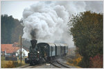 GKB 671 mit ihrem LPZ 8521 am 26.10.2016 bei der Abzweigung der AB Url kurz vor dem Bahnhof Lannach aufgenommen.