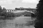 ex BB 378.32 am 16.6.1985 auf der Regenbrcke in Blaibach.