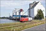 ÖBB 2016.100 beim Verschub beim Alberner Hafen am 17.07.2017