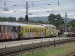 Wachaubahnzug bei der Abfahrt aus Krems; 18.6.2011