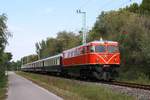 RBAHN 2050.09 am 10.September 2017 mit dem SDZ 84491 nach Pamhagen kurz vor der Haltestelle Weiden am See.