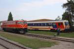 BB 2050.09 und 5047 001-2 am 01.Mai 2014 im Bf.