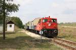 BIF 2062 053-1 am 27.August 2017 mit dem SLP 17111 in der Haltestelle Raggendorf.