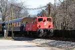 BIF 2062 053-1 am 02.April 2018 mit dem SR 14567 nach Waldmühle Ladestelle auf der Kaltenleutgebenerbahn beim Strecken-Km 3,2.