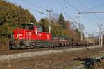 2068 057 mit Verschubgüterzug in Wartberg im Mürztal am 18.11.2016.