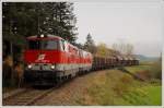 2143 055 und 2143 069 mit dem VG 73153 von Martinsberg-Gutenbrunn nach Scharzenau am 16.10.2008 kurz nach Grafenschlag aufgenommen.