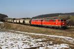 NLB - Tandem 2143 070-7 und 2143.56 vor dem SLGAG 97415 am 25.Februar 2018 in Wetzleinsdorf.