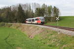 5022 016-7 als R 3219 unterwegs auf der Strecke der Almtalbahn nähert sich in Kürze der aufgelassenen Haltestelle Heiligenleithen unterwegs in Richtung Grünau im Almtal, hier bei Km