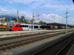 5022 028-2 bei Bereitstellung als R 4811 (Villach Hbf - Hermagor - Kötschach-Mauthen) am 3.9.2015 in Villach Hbf.