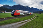 Aufgrund des seit Dezember 2015 eingeführten Taktfahrplans auf der Gailtalbahn, wird der R 4805 von Villach Hbf nach Kötschach-Mauthen, in den Sommerferien planmäßig mit einer