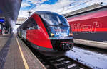 5022 023-3  Hermagor-Pressegger See  wartet in Klagenfurt Hbf auf die Abfahrt als R 4510 nach Bad St.