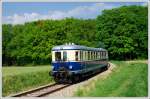 5042.14 am 3.5.2009 als E 16158 bei der Rckfahrt vom zweiten Oldtimertreffen auf Schiene und Strae in Ernstbrunn, kurz nach Ernstbrunn aufgenommen.