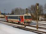 Die 5047 074 am 27.12.2010 bei einer Rangierfahrt in Braunau.