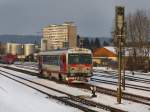 Der 5047 074 am 27.12.2010 bei der Ausfahrt aus Braunau.