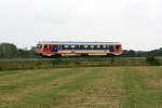 5047 026-9 am 01.August 2014 als R 7216 (Gänserndorf - Obersdorf) kurz nach dem Bf.