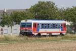 5047 057-4 am 02.August 2014 als R 7226 von Gänserndorf kurz vor der Endstelle Obersdorf.